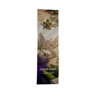 Gold-Tone Cross Lapel Pin – One Size – Butterfly Clutch Back -Dated 2004